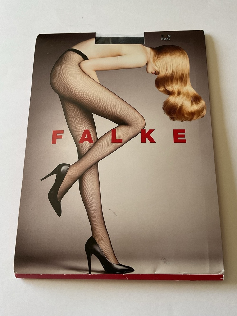 FALKE NET TIGHTS FISHNETS BLACK FISHNETS MEDIUM NWT